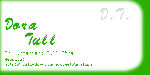 dora tull business card
